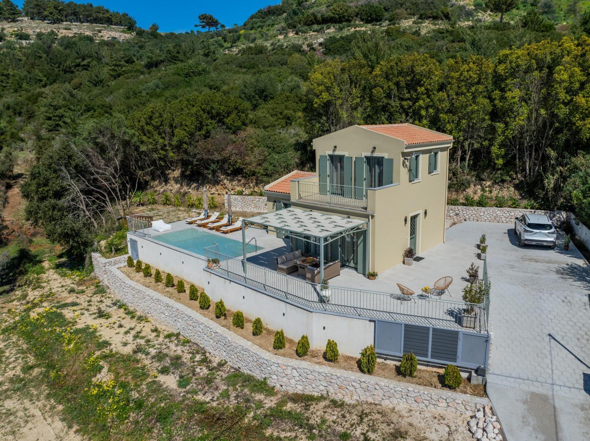 Luxury Artemis Pool, Jacuzzi, Peace & Perfect Sunsets In Kefalonia * Svoronata